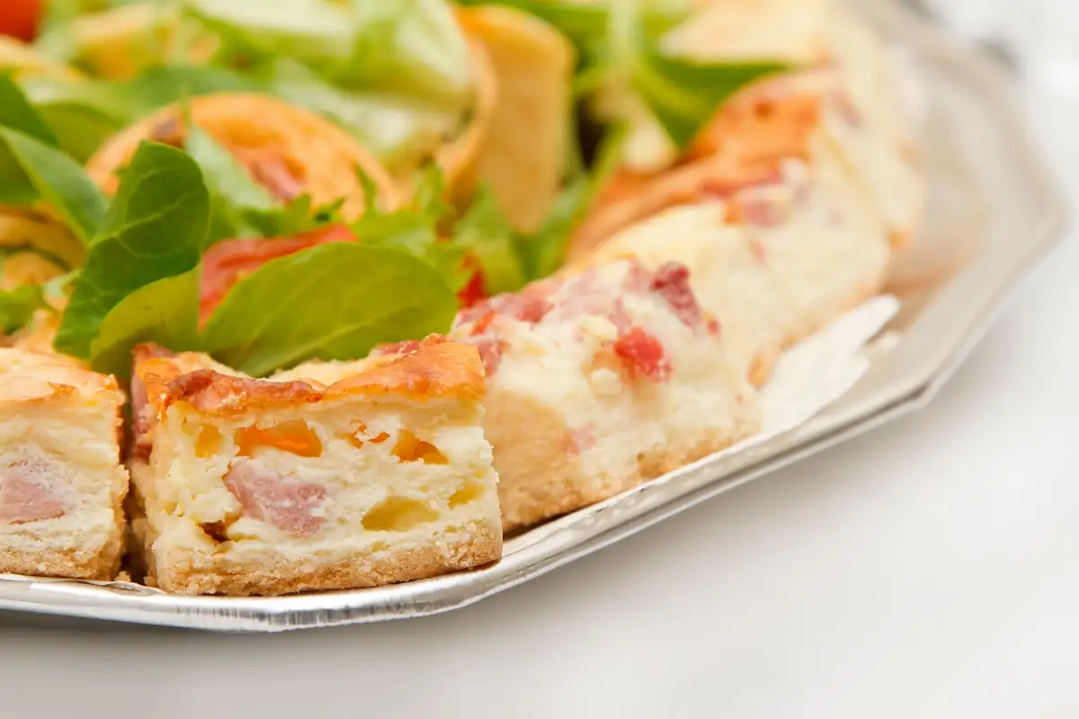 La plaque de quiche